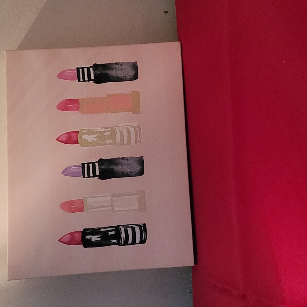 13X13 lipstick wall art